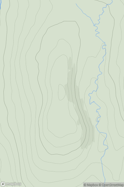 Thumbnail image for Watch Craig [The River Tweed to the English Border] showing contour plot for surrounding peak